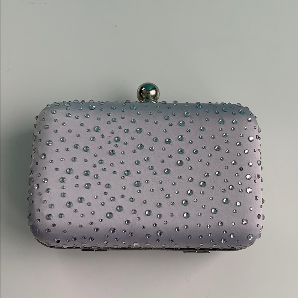 WHBM Silver Clutch